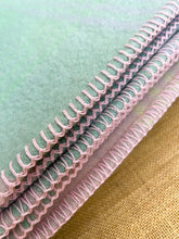 Load image into Gallery viewer, Thick & Soft Pastel SINGLE Pure New Zealand Wool Blanket