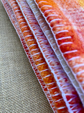 Load image into Gallery viewer, Retro Orange Ultra Bright! SINGLE New Zealand Wool blanket