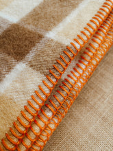 Load image into Gallery viewer, Thick & Super Fluffy SINGLE New Zealand Wool Blanket Creamy Browns