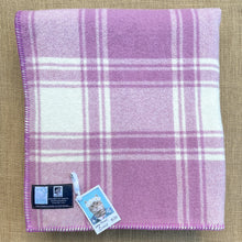 Load image into Gallery viewer, Super soft Blush Mauve THROW/SINGLE New Zealand Wool Blanket