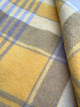 Load image into Gallery viewer, Cosy Mustard SINGLE/THROW New Zealand Pure Wool Blanket