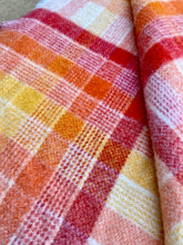 Load image into Gallery viewer, Retro Orange Ultra Bright! SINGLE New Zealand Wool blanket
