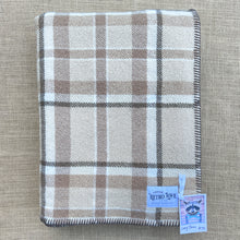 Load image into Gallery viewer, Warm Browns SMALL SINGLE/THROW New Zealand Wool Blanket