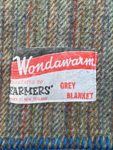 Load image into Gallery viewer, Blue/Grey "End of Day" SINGLE Campfire New Zealand Wool Blanket