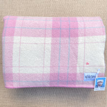 Load image into Gallery viewer, Super soft with Heart Embroidery QUEEN Pure NZ Wool Blanket