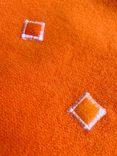 Load image into Gallery viewer, Vibrant Orange Marvel SINGLE New Zealand Wool Blanket