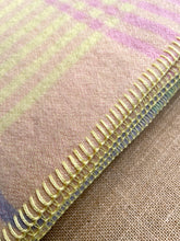 Load image into Gallery viewer, Extra Thick Pastel SINGLE Pure New Zealand Wool Blanket