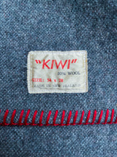 Load image into Gallery viewer, Light Small SINGLE Army/Campfire Red Edge NZ Wool Blanket