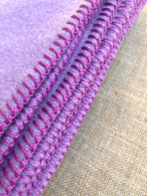 Load image into Gallery viewer, Warm Violet SINGLE Pure Wool Blanket. Wyndham NZ Wool