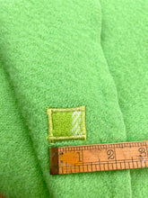 Load image into Gallery viewer, Vibrant Lime, Super Thick SINGLE New Zealand Wool Blanket