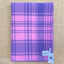 Load image into Gallery viewer, Purple & Magenta SINGLE New Zealand Wool Blanket