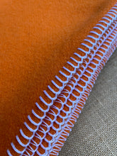 Load image into Gallery viewer, Vibrant Orange Marvel SINGLE New Zealand Wool Blanket