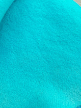 Load image into Gallery viewer, Soft and fluffy Aqua SINGLE New Zealand Wool Blanket