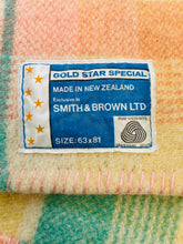 Load image into Gallery viewer, Sensational Pastel SINGLE Pure Wool Blanket. Extra Thick!