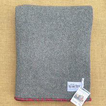 Load image into Gallery viewer, Grey Army Blanket SINGLE New Zealand Pure Wool Blanket
