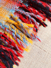 Load image into Gallery viewer, Soft and light fire colours TRAVEL RUG New Zealand Wool