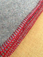 Load image into Gallery viewer, Grey Army Blanket SINGLE New Zealand Pure Wool Blanket