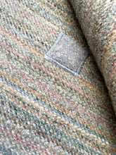 Load image into Gallery viewer, Mint/Grey Multicolour Yarn SINGLE Campfire New Zealand Wool Blanket