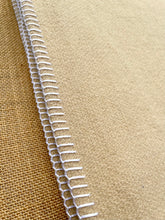 Load image into Gallery viewer, Natural Tan THROW/KNEE/WRAP New Zealand Wool Blanket