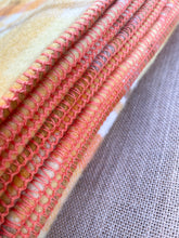 Load image into Gallery viewer, Super Thick & Fluffy Retro Orange SINGLE Pure New Zealand Wool Blanket
