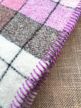 Load image into Gallery viewer, Magenta Cute! With Label SMALL SINGLE/THROW Pure Wool Blanket