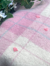 Load image into Gallery viewer, Super soft with Heart Embroidery QUEEN Pure NZ Wool Blanket