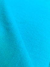 Load image into Gallery viewer, Bright Turquoise DOUBLE/QUEEN New Zealand Wool Blanket