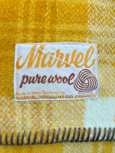 Load image into Gallery viewer, Soft 70's Retro SINGLE New Zealand Wool Blanket