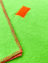 Load image into Gallery viewer, Bold Lime KNEE/COT New Zealand Wool Blanket