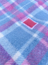 Load image into Gallery viewer, Pink & Blue, Thick & Fluffy SINGLE New Zealand Wool Blanket