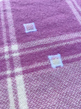 Load image into Gallery viewer, Super soft Blush Mauve THROW/SINGLE New Zealand Wool Blanket
