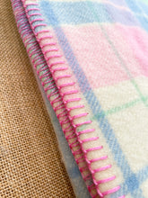 Load image into Gallery viewer, Pretty Pastel KNEE/COT Blanket in Pure New Zealand Wool