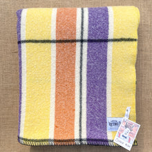 Load image into Gallery viewer, Picasso Stripe Retro SINGLE New Zealand Wool Blanket