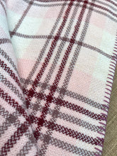 Load image into Gallery viewer, Pretty Pink, Cream & Maroon DOUBLE Wool/Acrylic Blend
