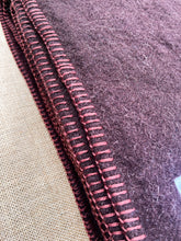 Load image into Gallery viewer, Burnt Bark Brown QUEENExtra Fluffy Wool Blanket.