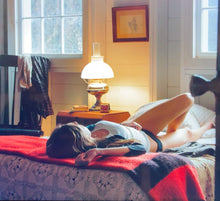 Load image into Gallery viewer, Ultra Thick Firetruck Red American Made KING SINGLE Pure Wool Blanket