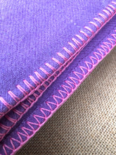 Load image into Gallery viewer, Pretty Lavender Onehunga Princess DOUBLE Wool Blanket - Fresh Retro Love NZ Wool Blankets