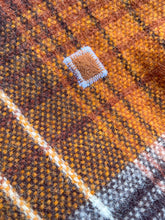 Load image into Gallery viewer, Rich Autumn Tones in XL TRAVEL RUG - New Zealand Wool Blanket