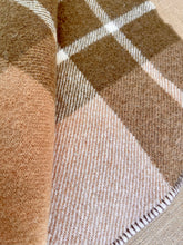 Load image into Gallery viewer, Thick Brown New Zealand Wool SINGLE Blanket