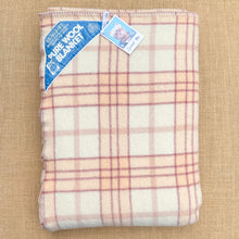 Load image into Gallery viewer, ***SPECIAL*** Blush Pink & Cream Qualcraft SINGLE Pure Wool Blanket