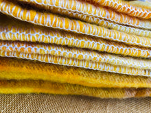 Load image into Gallery viewer, Golden Sunshine Superthick SINGLE Wool Blanket by Onehunga Woollen Mills - Fresh Retro Love NZ Wool Blankets