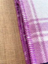 Load image into Gallery viewer, Super soft Blush Mauve THROW/SINGLE New Zealand Wool Blanket