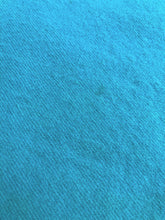 Load image into Gallery viewer, Solid Bright Turquoise SINGLE New Zealand Wool Blanket.