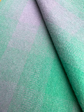 Load image into Gallery viewer, Pine Green & Mauve Ombre SINGLE Pure New Zealand Wool Blanket