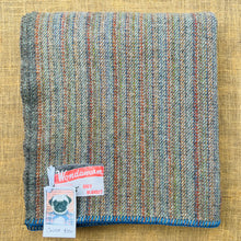 Load image into Gallery viewer, Blue/Grey "End of Day" SINGLE Campfire New Zealand Wool Blanket