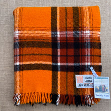 Load image into Gallery viewer, Collectible Kaiapoi Huia TRAVEL RUG Pure New Zealand Wool Blanket.
