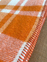 Load image into Gallery viewer, Mandarin Orange SINGLE NZ Wool blanket - Galaxie!