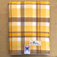 Load image into Gallery viewer, Super Soft Oversize SINGLE in golden sunset browns - Onehunga Woollen Mills - Fresh Retro Love NZ Wool Blankets