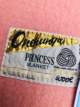 Load image into Gallery viewer, Thick & Soft SINGLE Wool Blanket PRINCESS Onehunga - Fresh Retro Love NZ Wool Blankets