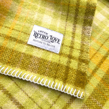 Load image into Gallery viewer, Luscious Lime and Earthy Olive QUEEN New Zealand Wool Blanket
